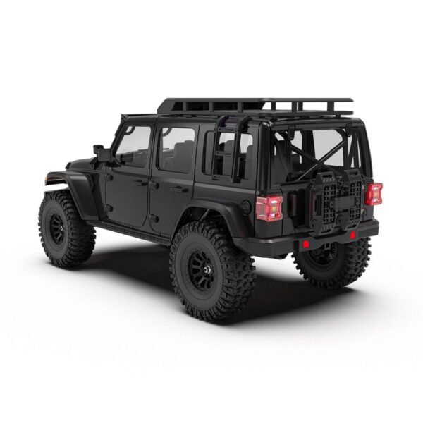 RLARLO MK-07 V2 1/7 Scale 4WD Brushless RTR RC Rock Crawler – FOC Sensored Power | India (Black)