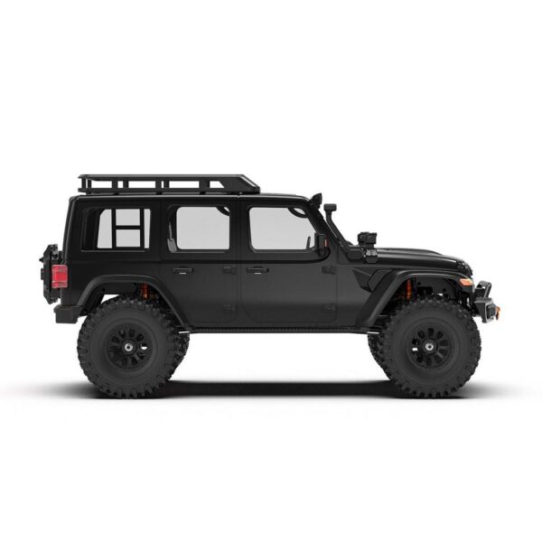 RLARLO MK-07 V2 1/7 Scale 4WD Brushless RTR RC Rock Crawler – FOC Sensored Power | India (Black)