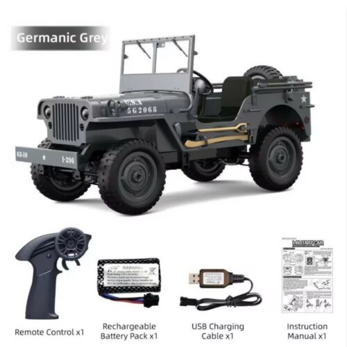JJRC C8815 Willys Jeep RTR – 1:12 Scale 4WD Military RC Truck | Off-Road India Edition