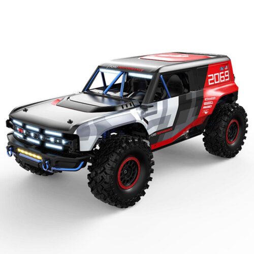 MJX Hyper Go H8P 1/8 Scale Ford Bronco Baja 1000 RC Car – 2-Speed, Sensored Brushless, Diff Lock, App-Tuned Performance