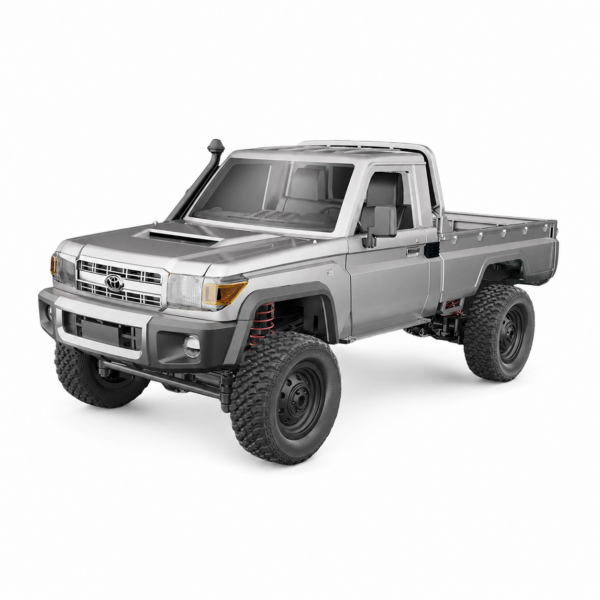 MN82 PRO 1:12 Scale Toyota Land Cruiser LC79 4WD RC Rock Crawler – Silver (2025 Edition)