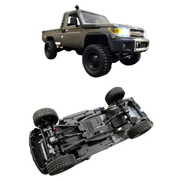 MN82 PRO 1:12 Scale Toyota Land Cruiser LC79 4WD RC Rock Crawler – Silver (2025 Edition)