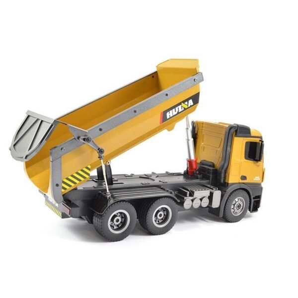 Huina 1573 1:14 Scale RC Dump Truck – 10 Channel Heavy-Duty Construction Vehicle (2025 Model | India)
