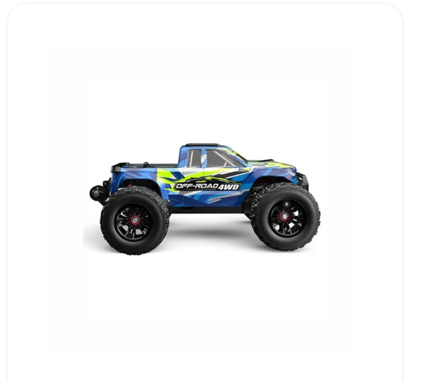 mjx_hyper_go_14208_side_HD MJX Hyper Go 14208 1/14 Brushless 4WD RC Car – 45+km/h High Speed Off-Road Bigfoot Truck (RTR)