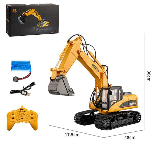 Huina 1535 RC Excavator 1:14 15-Channel Alloy Construction Vehicle (2025 Model) India